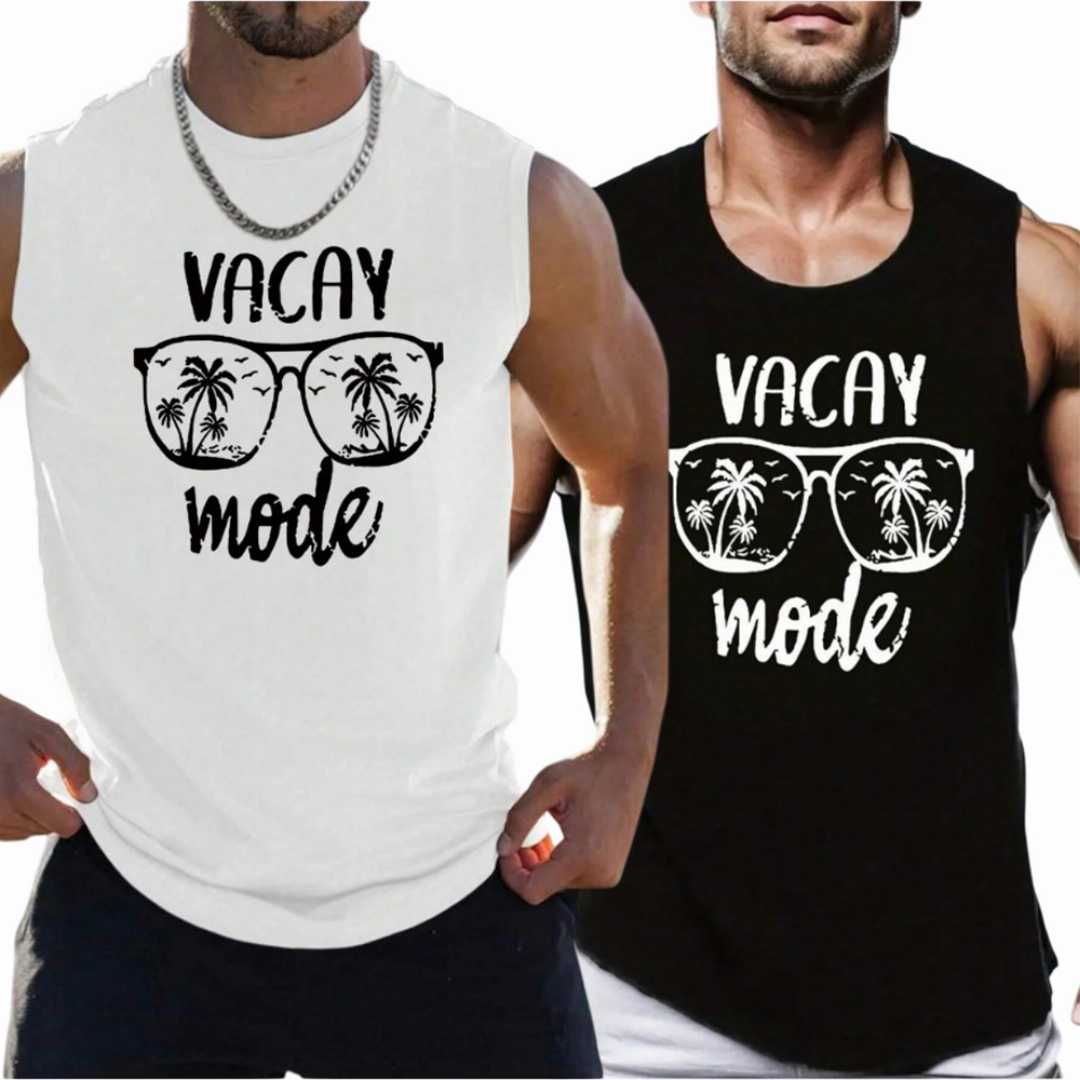 Sleeveless Tank Top 2 Pcs Combo
