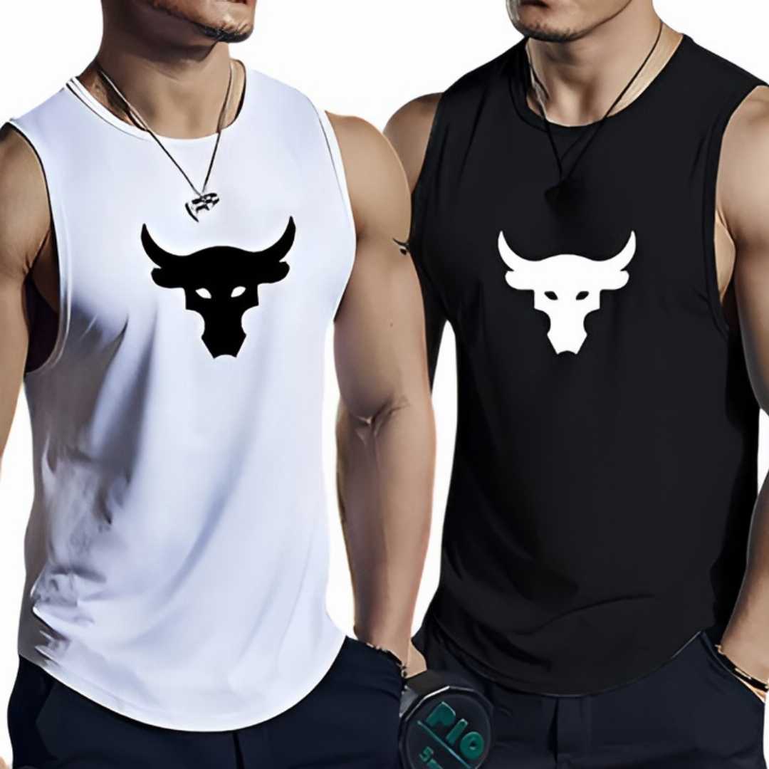 Sleeveless Tank Top 2 Pcs Combo