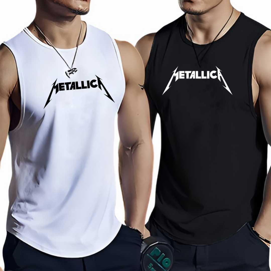Sleeveless Tank Top 2 Pcs Combo